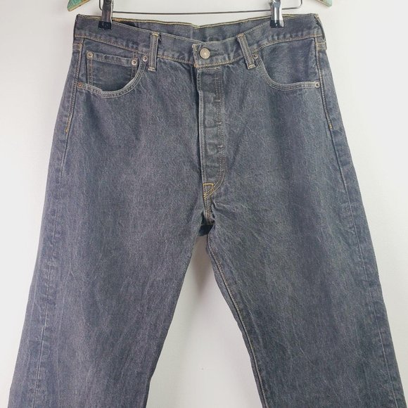 Vintage Levis 501 Button Fly Ultra Soft Jean 38/32 - Picture 2 of 12